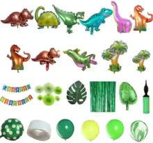 Kit de décorations d’anniversaire dinosaures